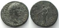 Roman Imperial ANTONINUS PIUS (138-161). AE As, 139 AD, Pax standing, XF! -