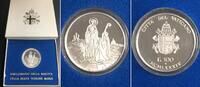 Vatikan VATICAN 500 Lire 1984, JOHN PAUL II silver Proof in box -