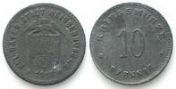 Weissenburg (Bayern) Germany WEISSENBURG (Bavaria) 10 Pfennig 1918, NOTGELD, zinc VF-XF -