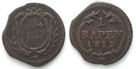 Schweiz - Schwyz Swiss SCHWYZ Rappen 1812 copper VF+ -