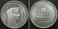 Italien ITALY 1000 Lire 1970, 100TH ANN. ROME AS CAPITAL, silver PROOF -
