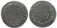Schweiz - St. Gallen SAINT GALL, Canton. 1/2 Schweizer Batzen 1807 billon VF+ KEY DATE! -