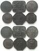 Deutschland - Notmünzen GERMAN NOTGELD. 6 coins, G & H -