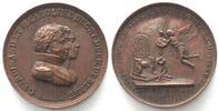 Frankreich - Medaillen FERDINAND & CAROLINE DE BERRY. 1820 BIRTH OF DUKE OF BORDEAUX copper 14mm -