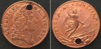 Frankreich - Jetons FRANCE Jeton ND (1674) on BATTLE OF SENEFFE, LOUIS XIV, copper 25mm -