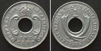 Britisch Ostafrika EAST AFRICA & UGANDA PROTECTORATES 1 Cent 1908 EDWARD VII Alu SCARCE! -