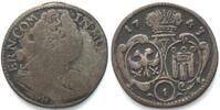 Montfort German MONTFORT. Kreuzer 1743 ERNST MAX JOSEPH billon -