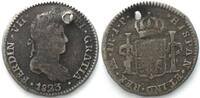 Peru PERU 1 Real 1823 JP, LIMAE, Lima mint FERNANDO VII silver VF -