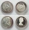 Mauritius MAURITIUS. 2 x 25 Rupees 1977, Silver Jubilee, Elizabeth II, silver, PL & Proof -
