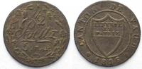 Schweiz - Waadt Swiss VAUD 1/2 Batzen 1816 billon VF+ -
