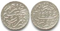 Marokko MOROCCO. 1 Dirham AH 1299 (1882), Moulay al-Hasan I, silver, AU -