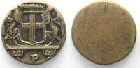 Italien - Münzgewichte GENOVA Coin Weight 1/4 Doppia 18th century 3.1g VF+ -