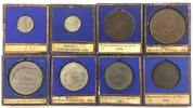 Schweiz - Medaillen A bulk of 8 old museum copies from a 19th century Swiss coin cabinet -