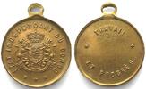 Belgisch Kongo - Orden und Abzeichen CONGO FREE STATE Soldier medal 1895-1905 brass 35mm RARE! -