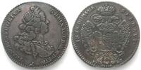 Italien - Toscana TUSCANY Francescone 1748 FRANCESCO III as Emperor FRANCIS I silver VF+ -