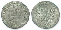 Brandenburg-Bayreuth Germany BRANDENBURG-BAYREUTH Kreuzer 1716 GEORG WILHELM silver AU! -