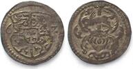 Minden, Bistum MINDEN 3 Pfennig 1562 GEORG OF BRUNSWICK silver UNC! -