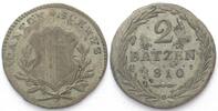 Schweiz - Schwyz Swiss SCHWYZ 2 Batzen 1810 billon VF -