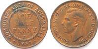 Australien AUSTRALIA Halfpenny 1939 GEORGE VI bronze AU! -