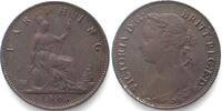 England 1881 GREAT BRITAIN Farthing 1881 VICTORIA bronze XF! vz 19,99 EUR15,99 EUR  Excl. 15,00 EUR Verzending