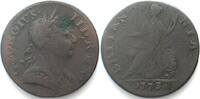 England 1773 BRITISH 1773 GEORGE III Halfpenny Imitation aVF f.ss 24,99 EUR18,99 EUR  Excl. 15,00 EUR Verzending