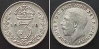 England 1918 GREAT BRITAIN Threepence 1918 GEORGE V silver UNC-! unz- 29,99 EUR21,99 EUR  Excl. 15,00 EUR Verzending
