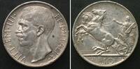 Italien ITALY. 10 Lire 1928 *FERT* VITTORIO EMANUELE III, silver, SCARCE! AU -