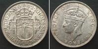 Südrhodesien SOUTHERN RHODESIA. 1/2 Crown 1942, GEORGE VI silver UNC!!! -