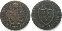 Haus Habsburg Italy GORIZIA 15 Soldi - 8-1/2 Kreuzer 1802 A, FRANCESCO II, billon VF-XF -