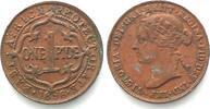 Britisch Ostafrika EAST AFRICA PROTECTORATE 1 Pice 1898 VICTORIA bronze AU! -