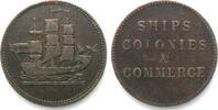 Kanada - Prince Edward Island PRINCE EDWARD ISLAND. Halfpenny Token c.1830 SHIPS COLONIES & COMMERCE -