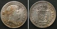 Italien - Sizilien Italy - NAPLES. 10 Grana 1836 FERDINAND II silver AU! -