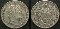 Haus Habsburg AUSTRIA. 5 Kreuzer 1846 A, FERDINAND I silver XF -