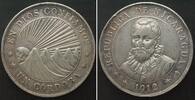 Nicaragua NICARAGUA. Cordoba 1912 H, silver XF -