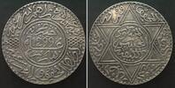 Marokko MOROCCO. 10 Dirhams AH 1299 (1882), Paris mint, MOULAY AL-HASAN silver, UNC-! -