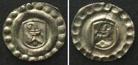 Schweiz - Basel Swiss Cantons BASEL City. Rappen ND (1501-1550) silver AU! -