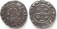 Zypern LUSIGNAN KINGDOM OF CYPRUS. AR Crusader Gros, HENRY II 1285-1324, AU! -