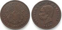 Kambodscha 1860 CAMBODIA. 5 Centimes 1860, NORODOM I bronze VF+ ss+ 44,99 EUR  plus 12,00 EUR verzending