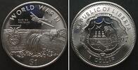 Liberia LIBERIA. 1 Dollar 1997, WWII - Raid on the Dams, Cu-Ni, Prooflike -