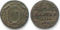 Schweiz - Schwyz Swiss SCHWYZ Rappen 1811 copper aXF! -