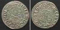 Polen POLAND. 3 Kreuzer 1616 Krakow mint, SIGISMUND III silver SCARCE! UNC-! -