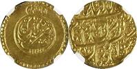 IRAN 1/4M IRAN 1/4 Mohur AH 1187 (1773) Khoy mint ZAND KARIM KHAN gold UNC!!! -
