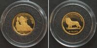 Kongo - Kinshasa CONGO 20 Francs 2003, Pope JOHN PAUL II, gold 1/25 oz Proof -