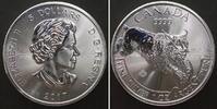 Kanada CANADA 5 Dollars 2017 Lynx WILD LIFE silver 1 oz -