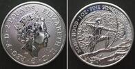 England GREAT BRITAIN 2 Pounds 2021 Robin Hood ELIZABETH II, 1 oz silver -