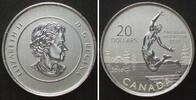 Kanada CANADA 20 Dollars 2014 silver BU -