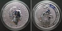 England GREAT BRITAIN 5 Pounds 2021 Greyhound of Richmond QUEEN'S BEASTS 2 oz silver -