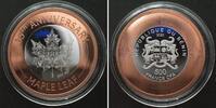 Benin BENIN 500 Francs CFA 2023, 35th Anniv. MAPLE LEAF bi-metallic silver / copper -