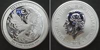 Niue NIUE 2 Dollars 2024 Silver Phoenix CHARLES III silver 1 oz -