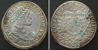Haus Habsburg AUSTRIA. 15 Kreuzer 1663, Vienna mint, LEOPOLD I, silver AU! -